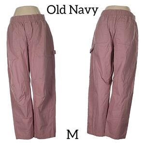 Old Navy Mauve Pulla Utility Pants (M)